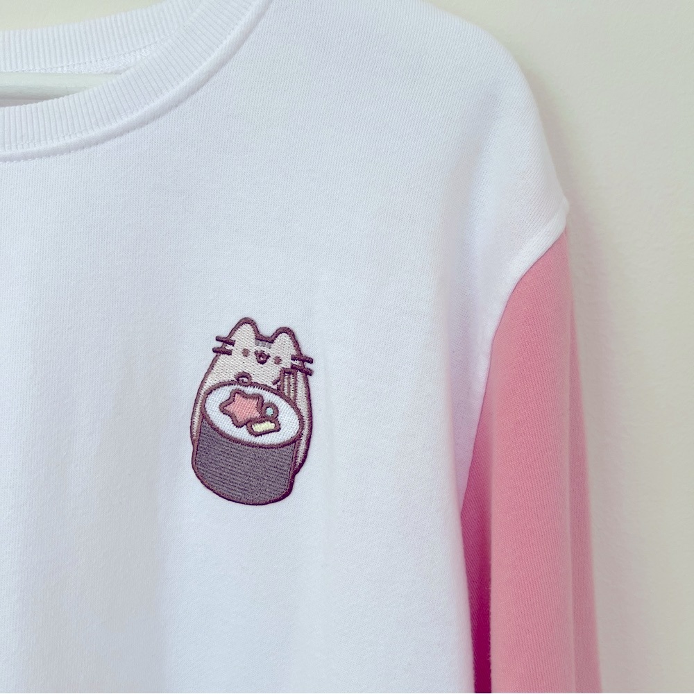 Pusheen Sushi Sweatshirt, L, Patch - copy